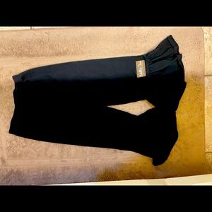 Girls Black Matilda Jane Ruffle Pants